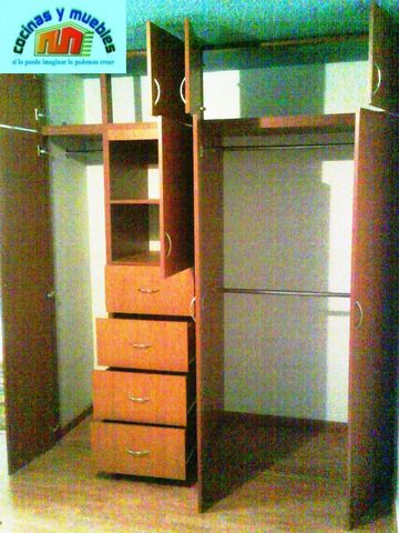closets minimalista economico llama 42119803 www.cocinasymuebles.com